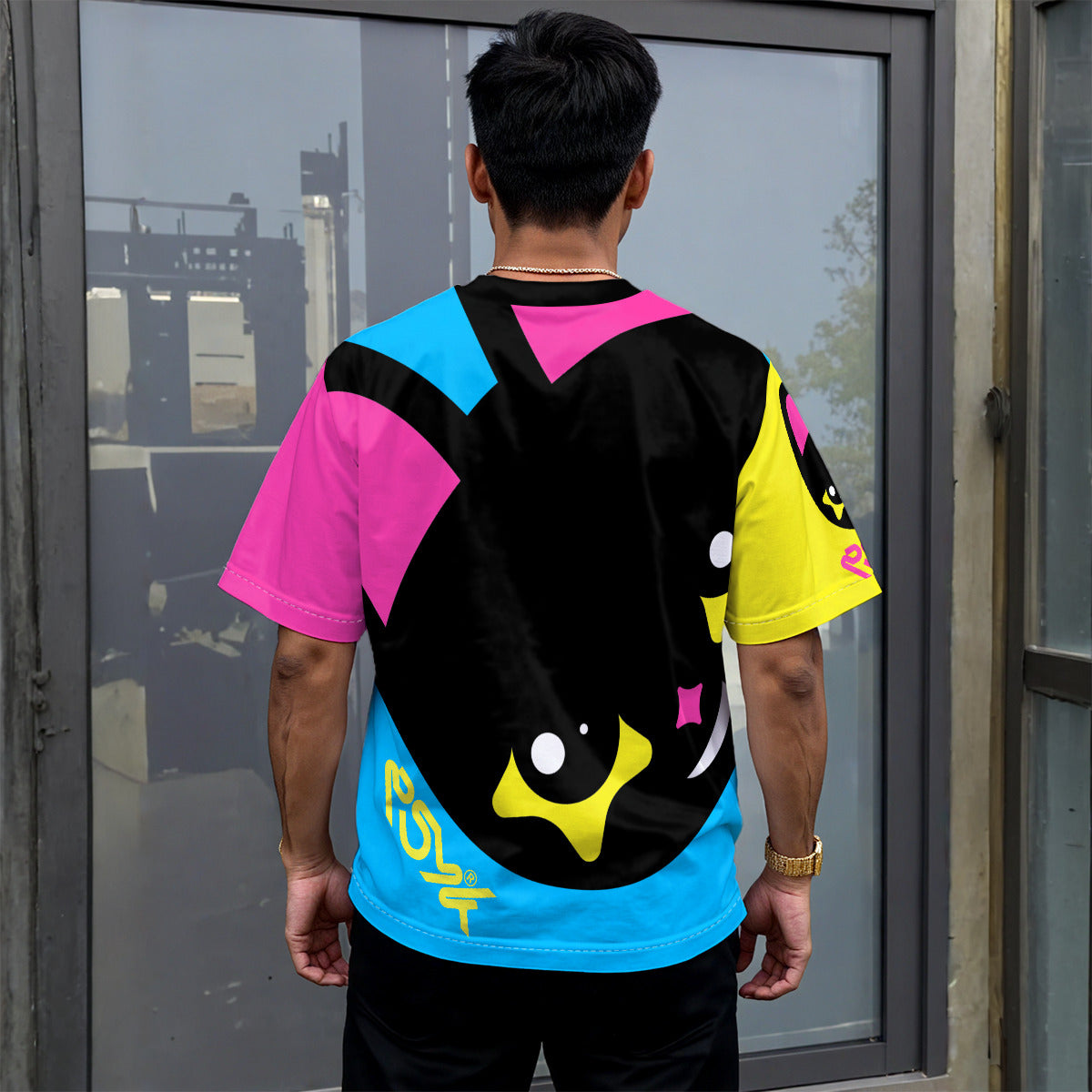 PSYK Star Cat Drop Shirt