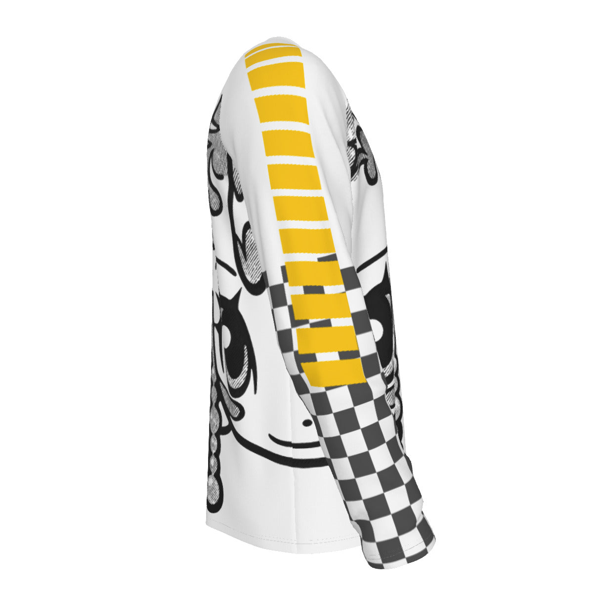 Psyk Manga Girl Streetwear Long Sleeve Cotton T-shirt