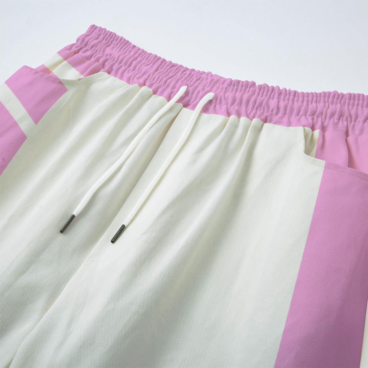 Catboarding White Casual Pants