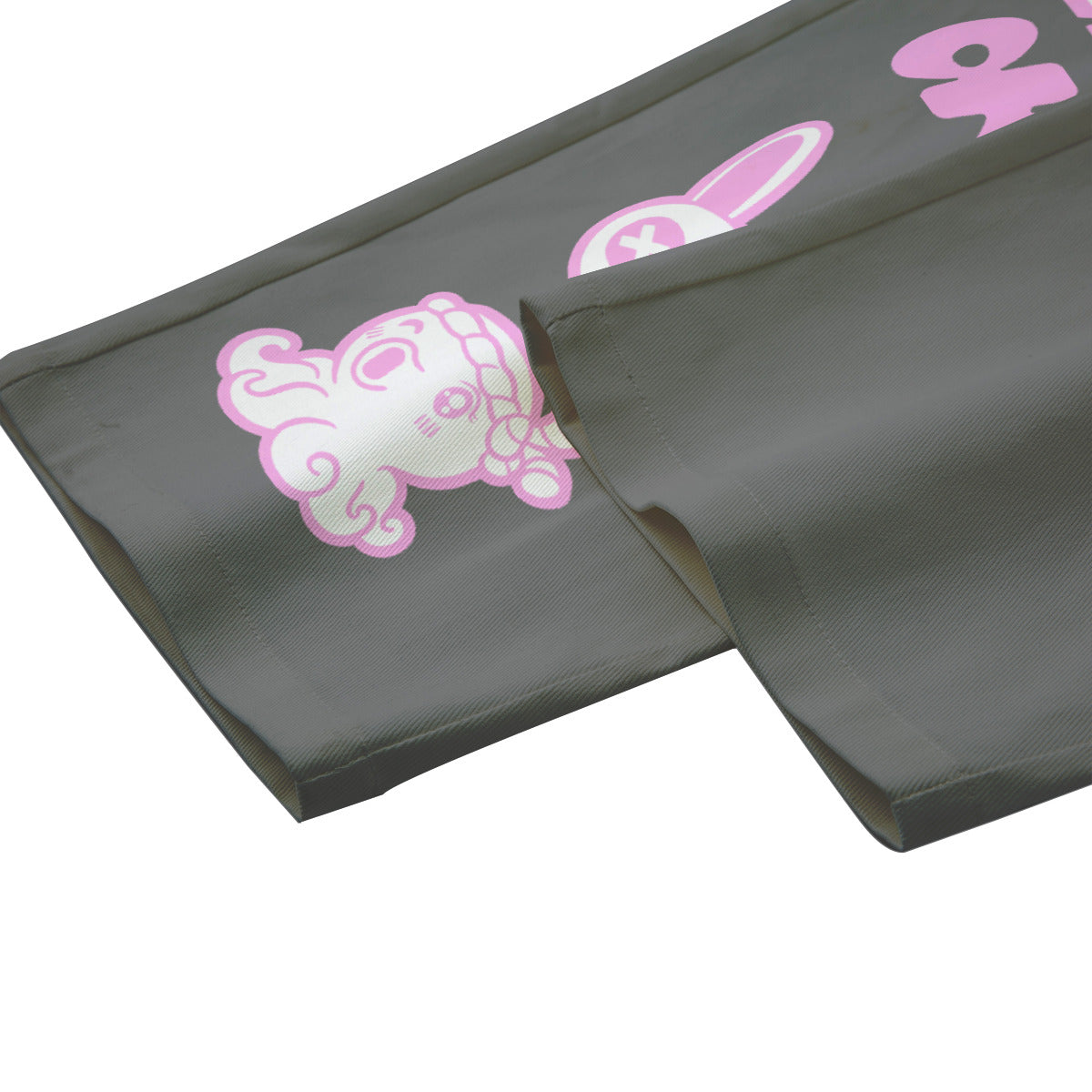 Catboarding Grey Casual Pants