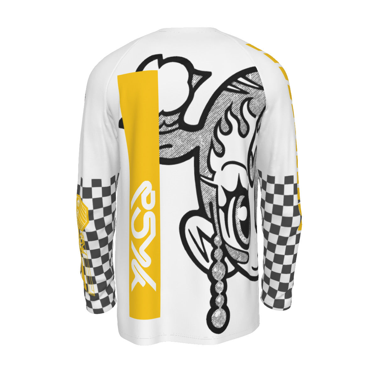 Psyk Manga Girl Streetwear Long Sleeve Cotton T-shirt