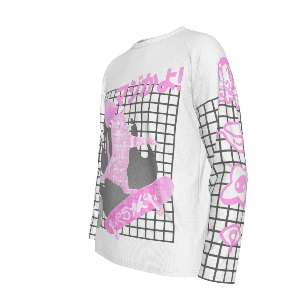 Catboarding Streetwear Longsleeve Shirt