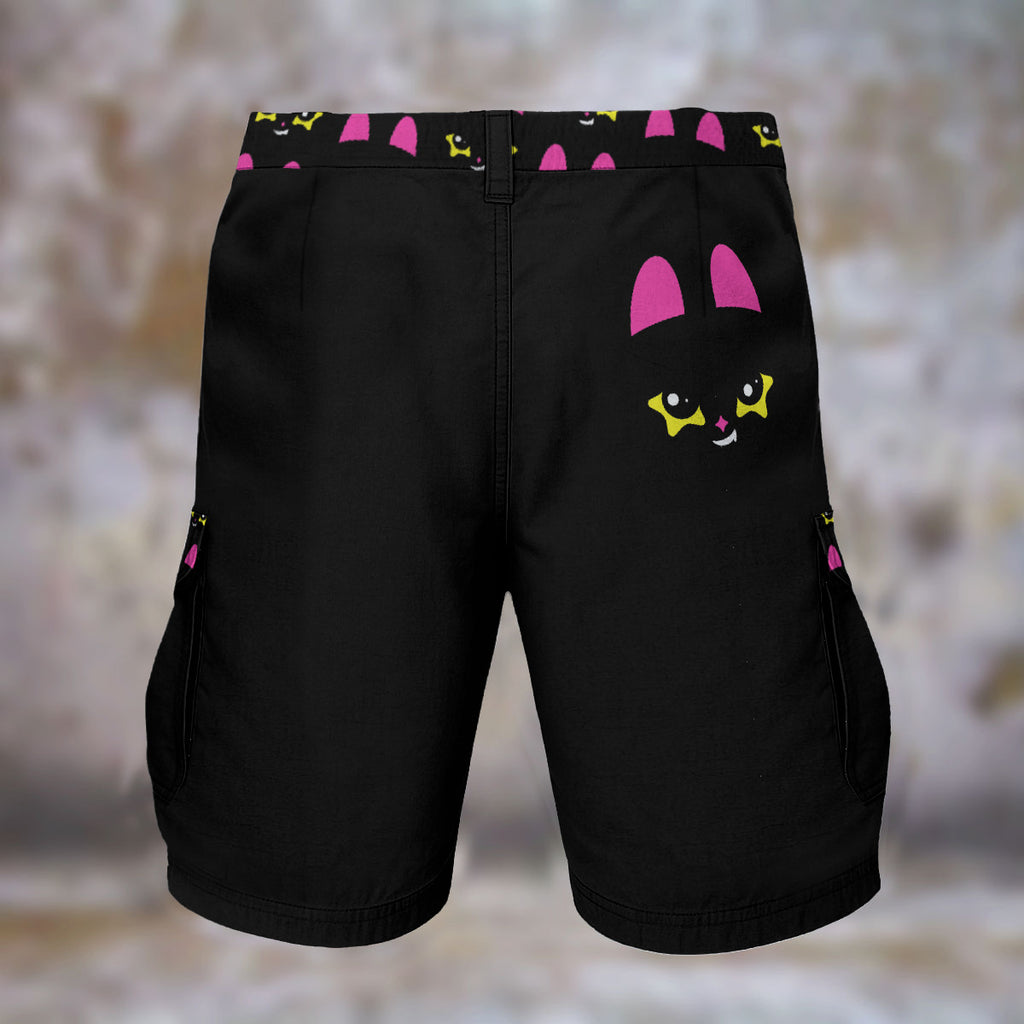 PSYK Star Cat Cargo Shorts