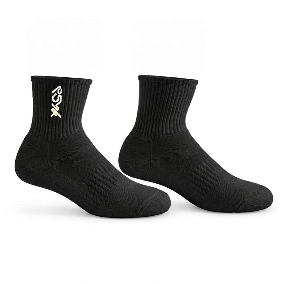 PSYK Embroidered Mid-Calf Socks