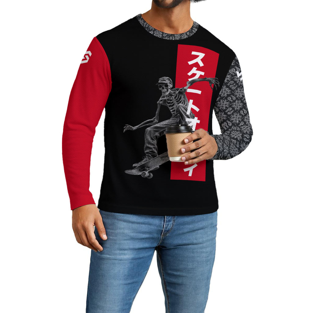Skate Or Die! Streetwear Longsleeve Shirt