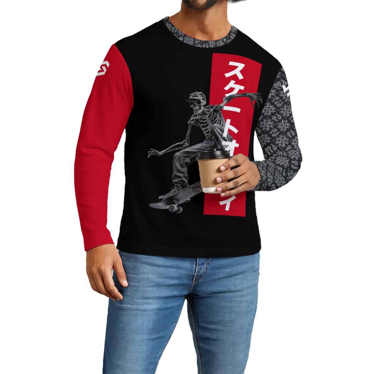Skate Or Die! Streetwear Longsleeve Shirt