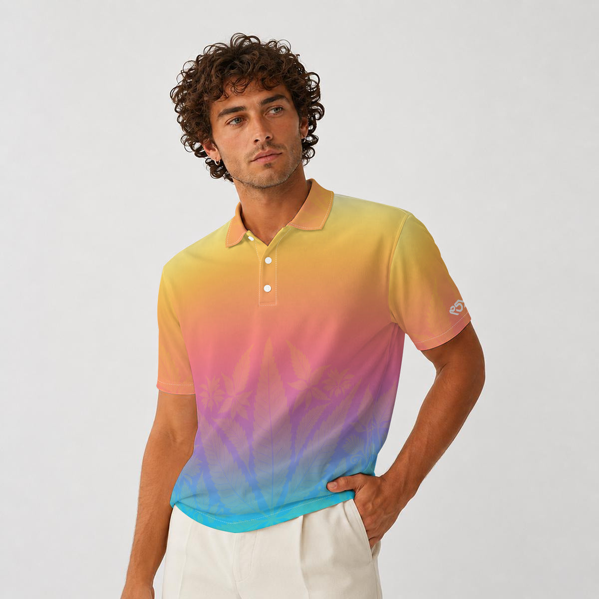PSYK Summer Bright Plant Polo