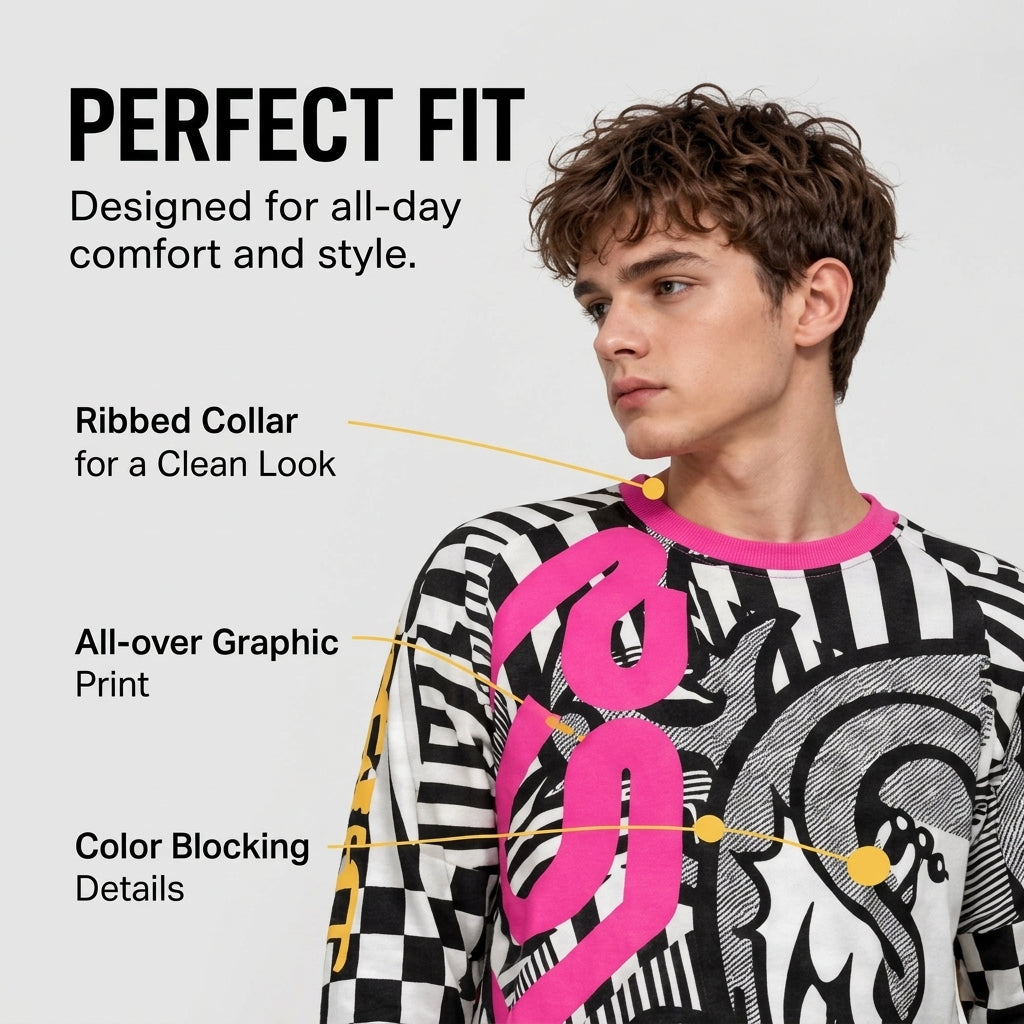 PSYK Vertigo Manga Long Sleeve Shirt