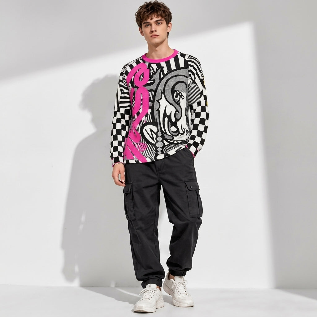 PSYK Vertigo Manga Long Sleeve Shirt