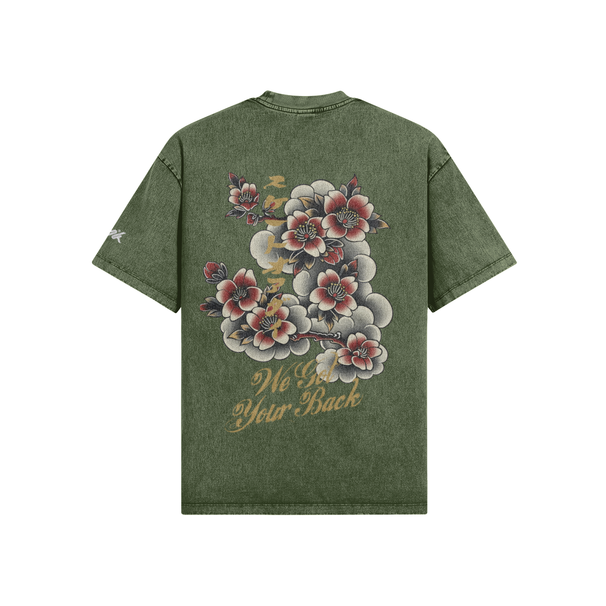 Psyko Tiger Tatoo Embroidered Drop Shirt