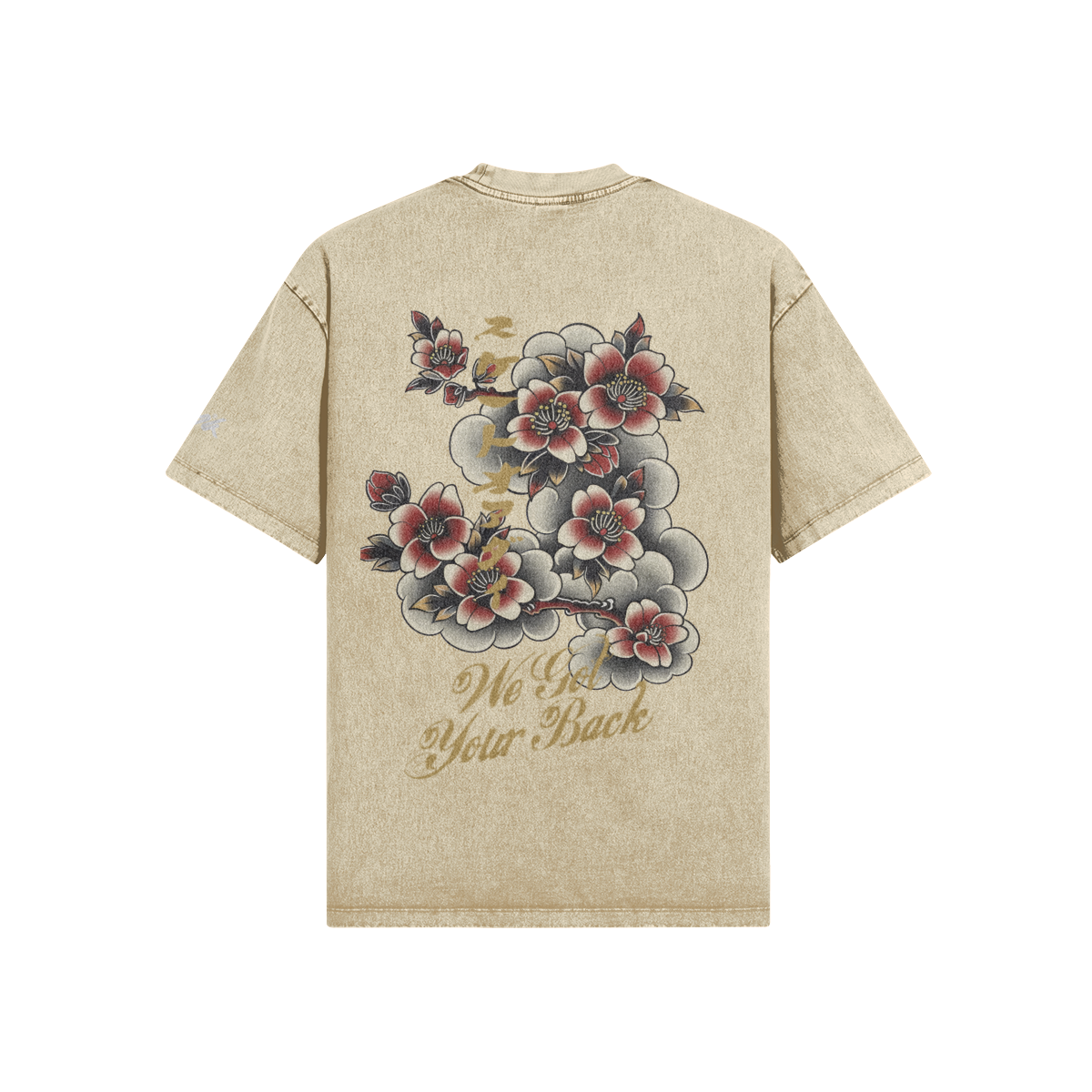 Psyko Tiger Tatoo Embroidered Drop Shirt