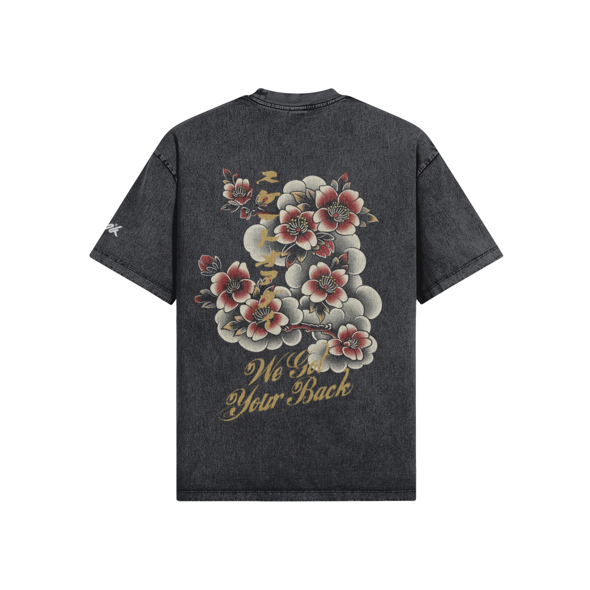 Psyko Tiger Tatoo Embroidered Drop Shirt