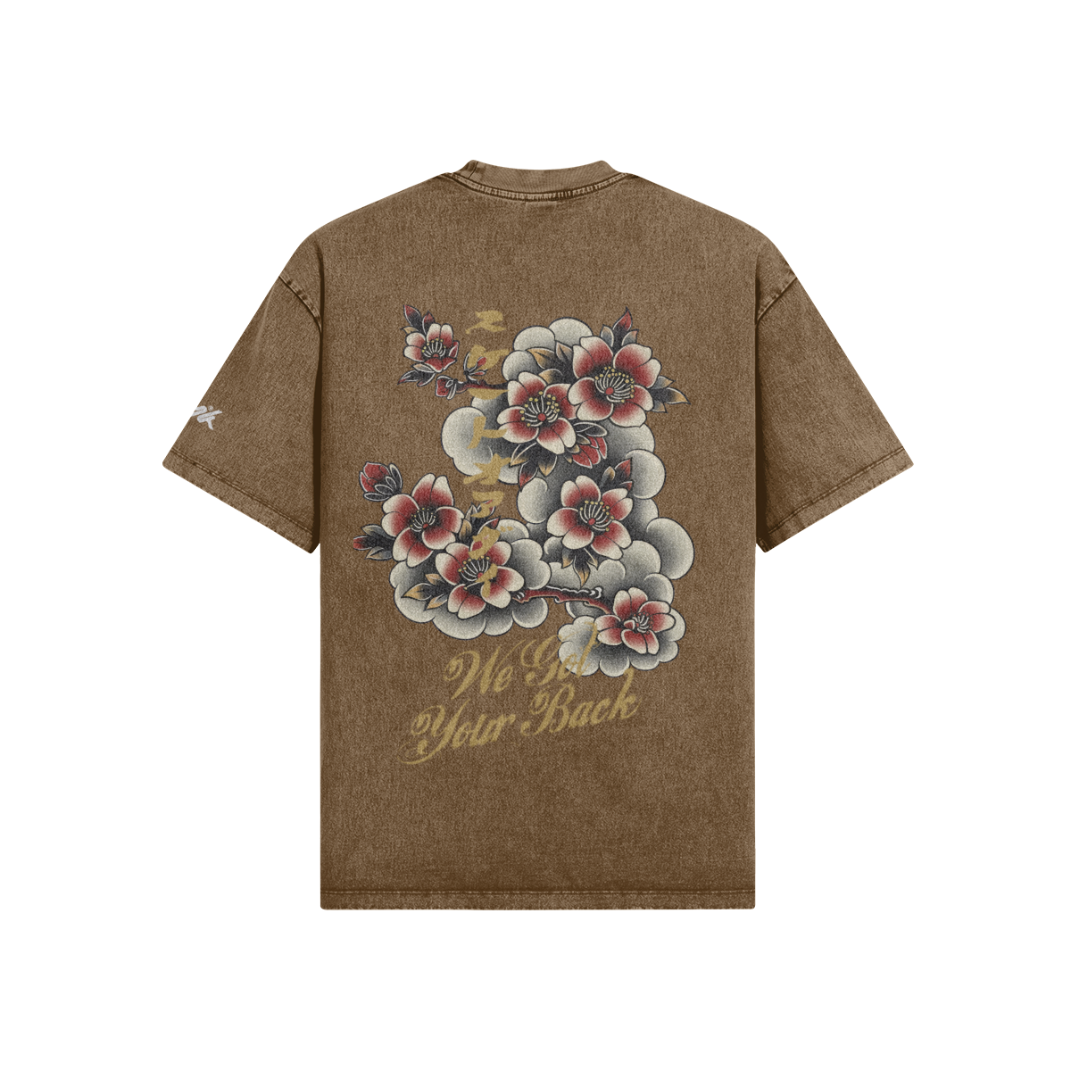 Psyko Tiger Tatoo Embroidered Drop Shirt